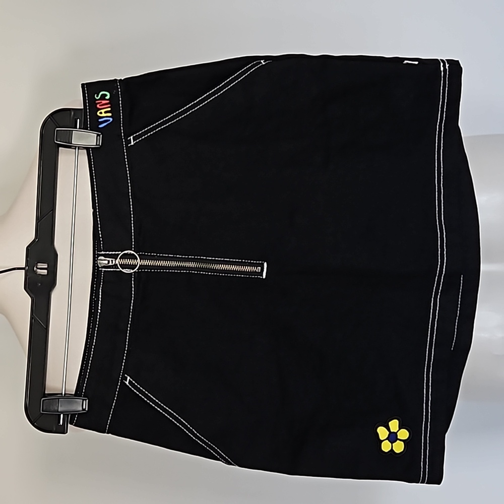 Vans black denim Brighton skirt-M